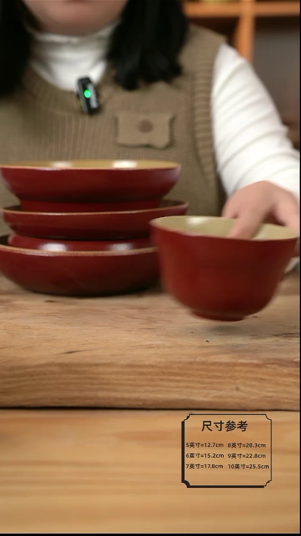 【闪购商品】复古红色的葫芦米饭碗【壶