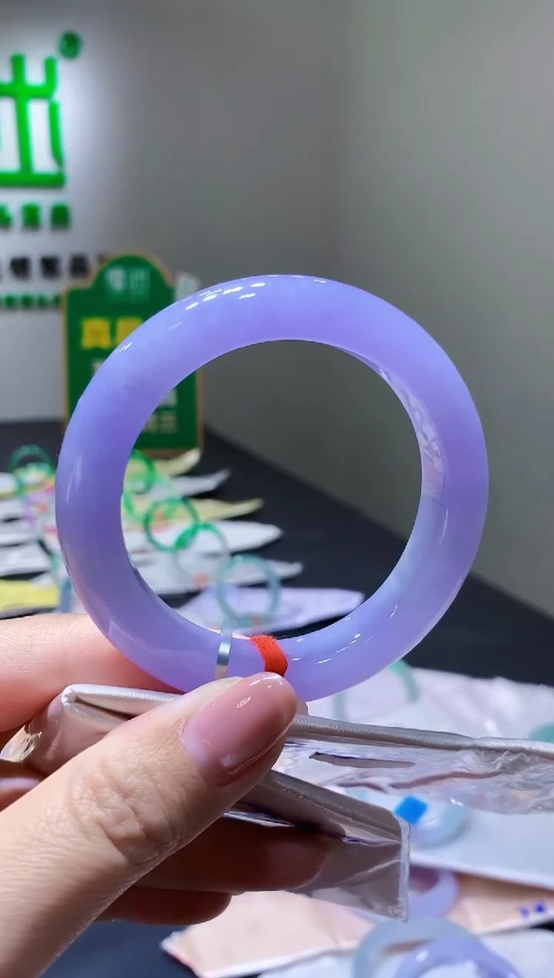 未镶嵌手镯翡翠-k35 天然缅甸翡翠A货57.6正圈总价25万定金2万