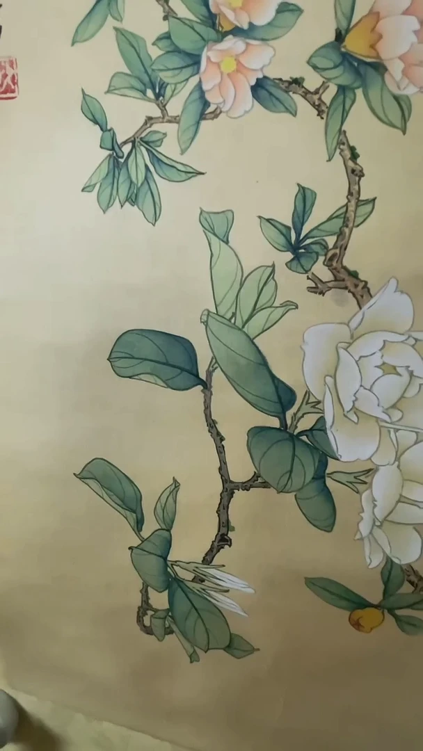 竖款【辽拍】龚先生-花鸟（1平尺）V250709-2-255