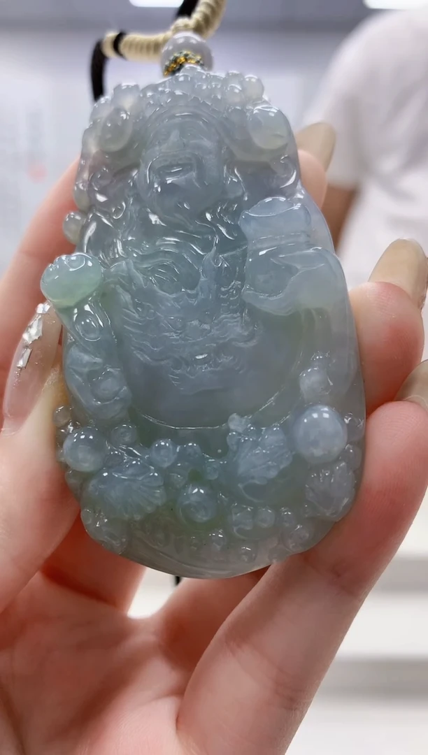 未镶嵌定制翡翠5028jw-毛货挂件49