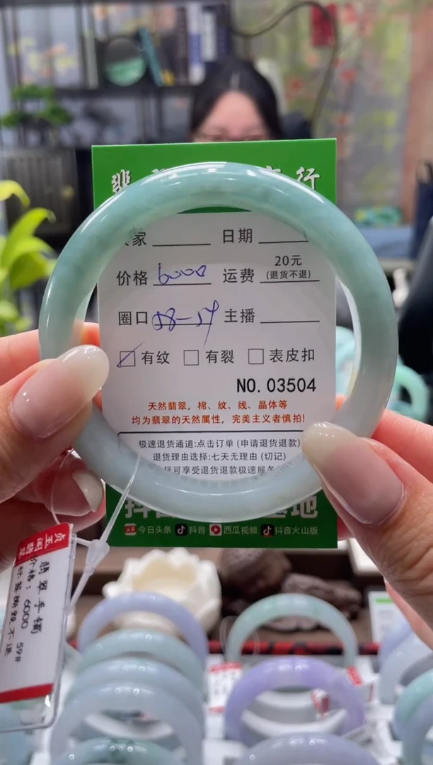 未镶嵌手镯翡翠3504****