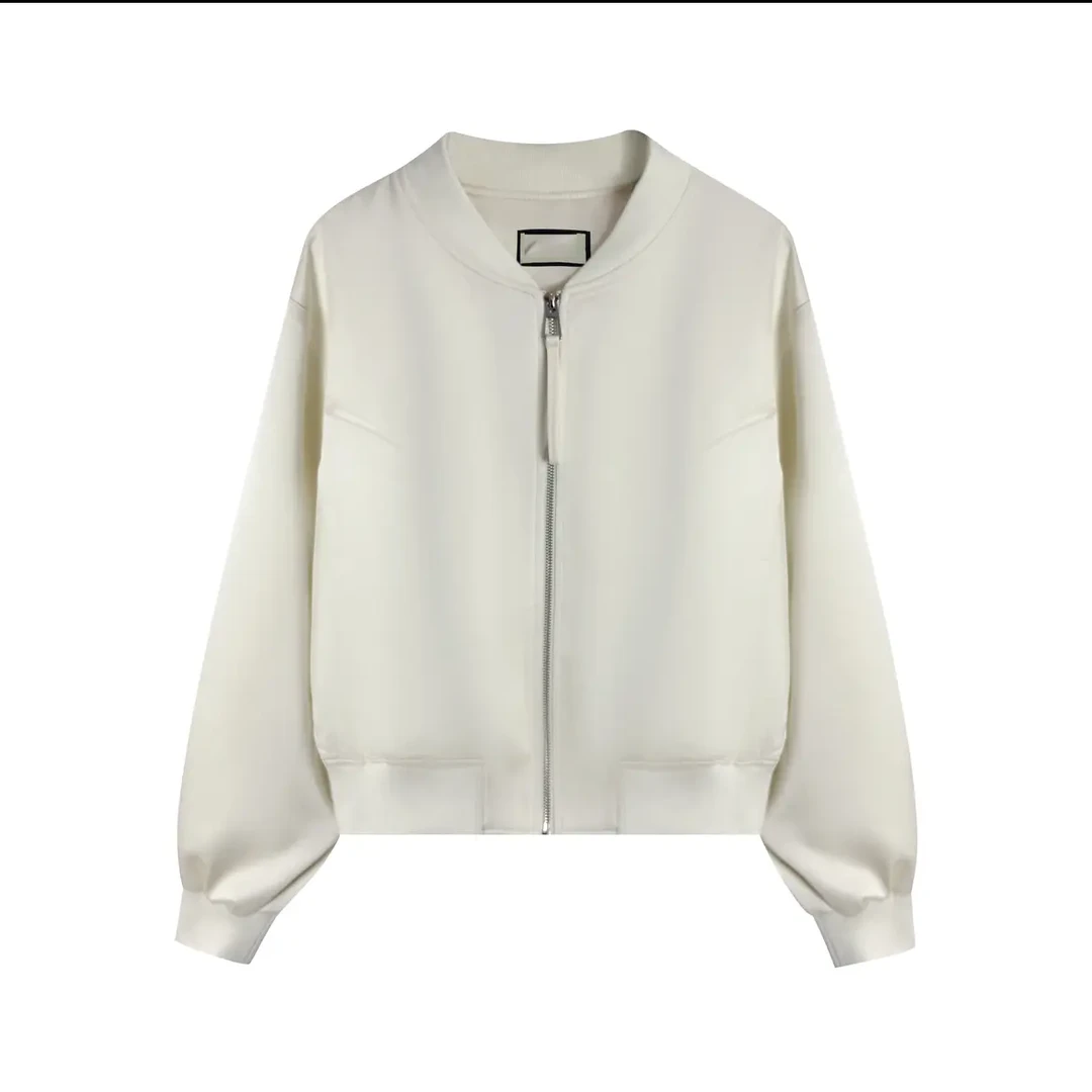 2025新款休闲圆领宽松短款棒球服外套LK2502191