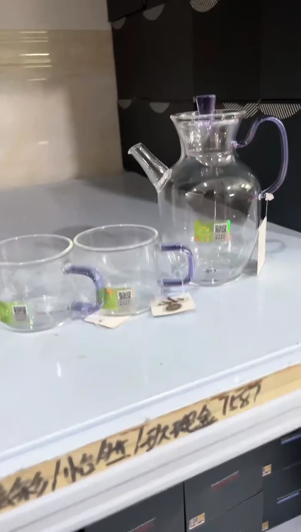 禾器/悦心壶/浅紫+清禾对杯/浅紫
