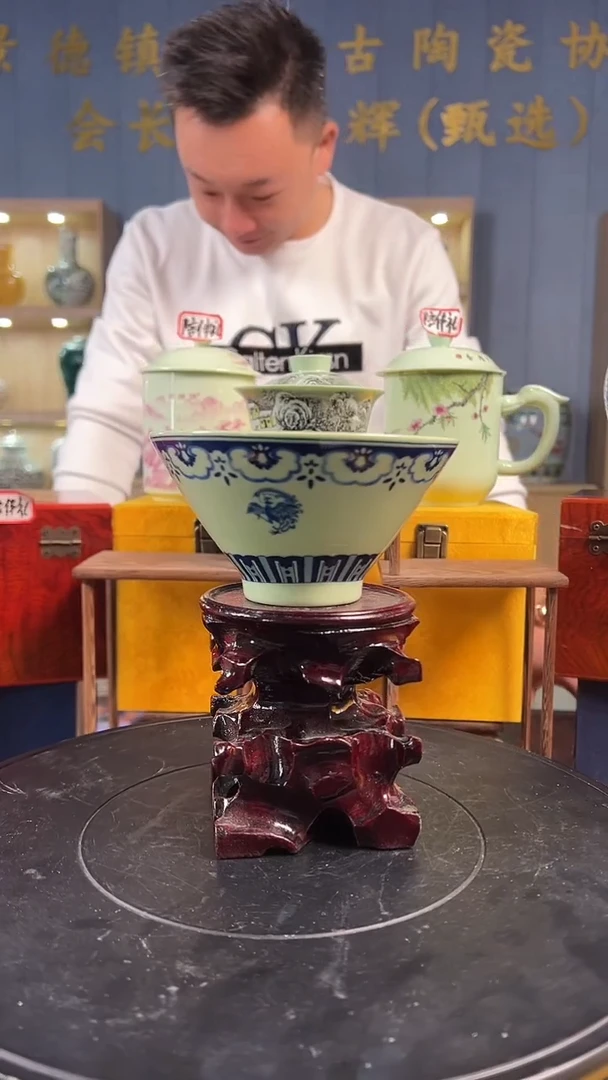 摆件陶景德镇陶瓷瓷器9