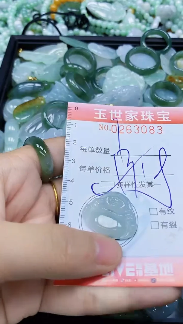 翡翠未镶嵌颈饰闪购0263083多样性发其一