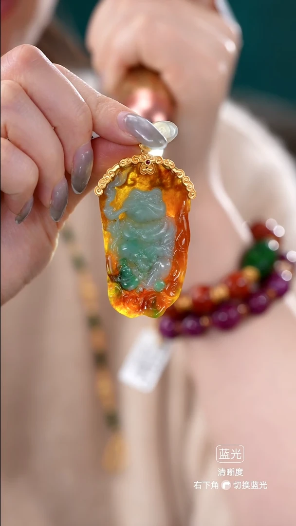 颈饰未镶嵌翡翠吊坠39