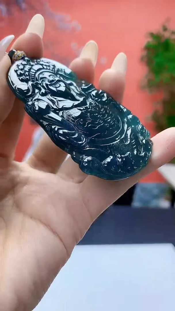 未镶嵌定制翡翠4898ty-毛货挂件218