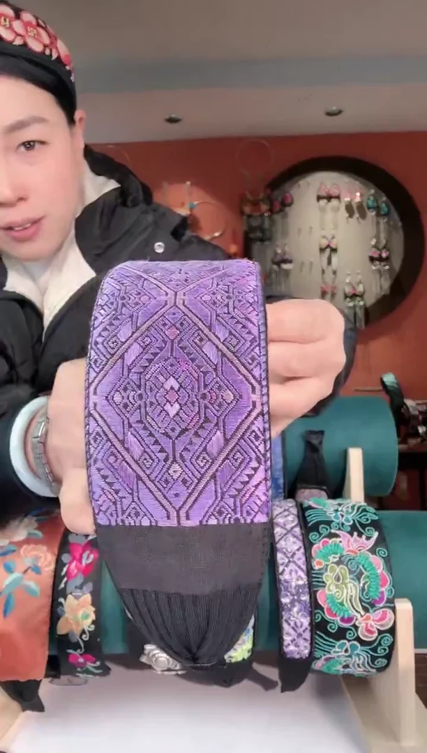 非遗手工刺绣发箍44