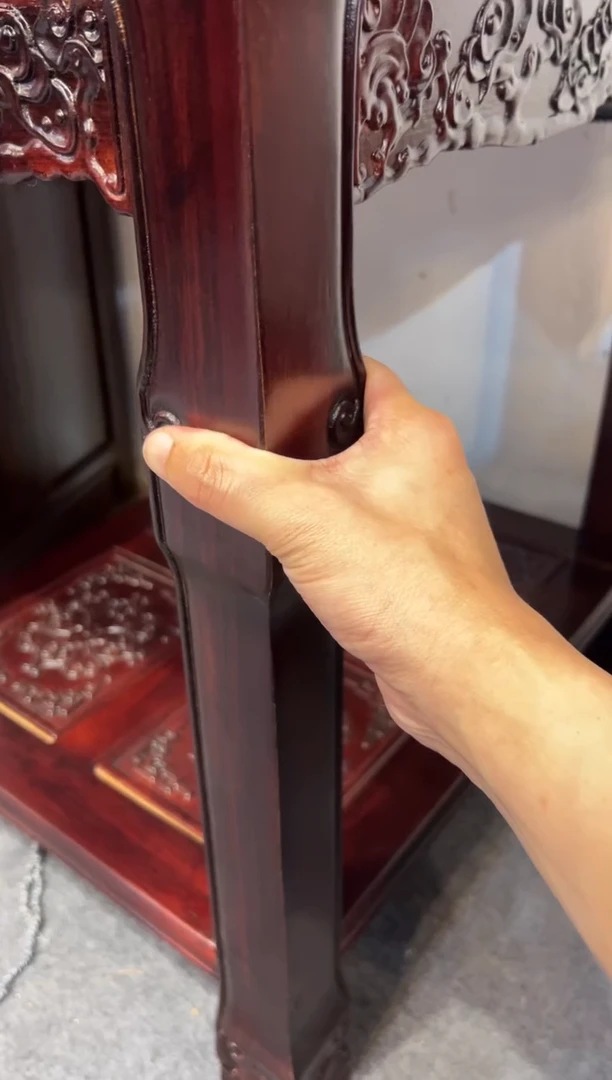 黑酸枝木类书架方几
