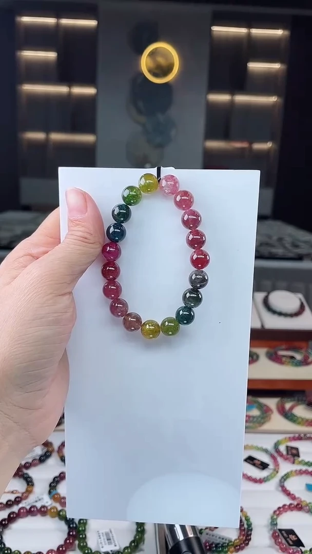 单圈手串未镶嵌碧玺（多样性发一条）Q