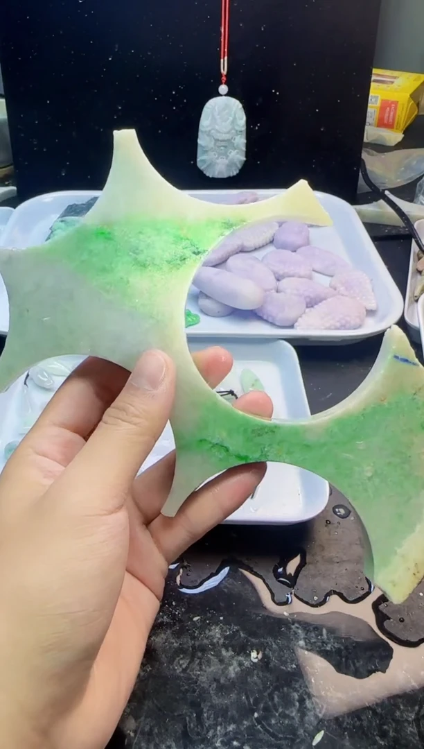 颈饰未镶嵌翡翠用****7039天然A货翡翠