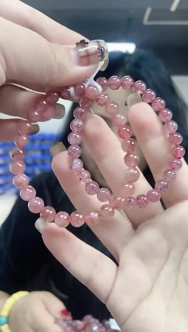 【闪购商品】水晶手串未镶嵌多样性发其一颜色微差