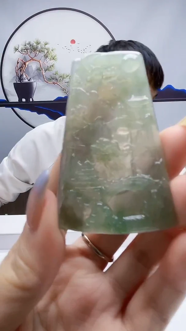 未镶嵌定制翡翠毛货挂件33
