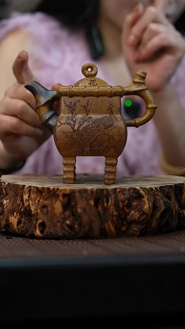 茶壶紫砂宜兴岁颐传砂原矿全手1