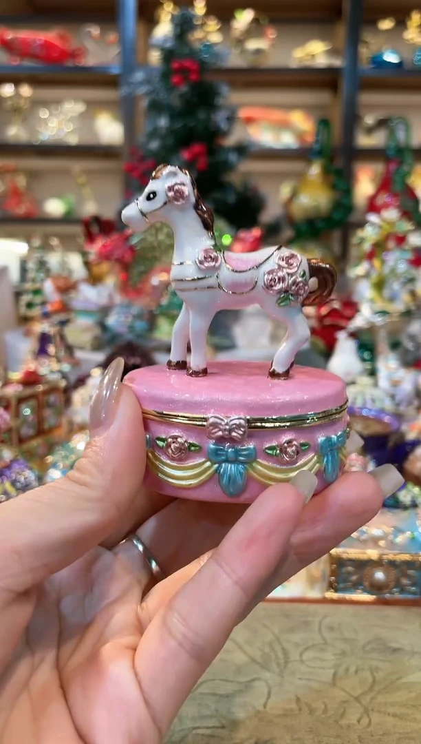 【闪购商品】珐琅彩首饰收纳盒