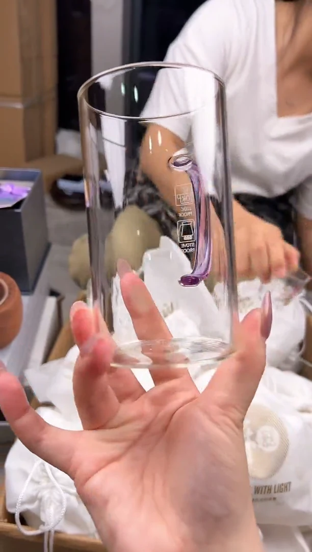 禾墨了绿茶杯浅紫色