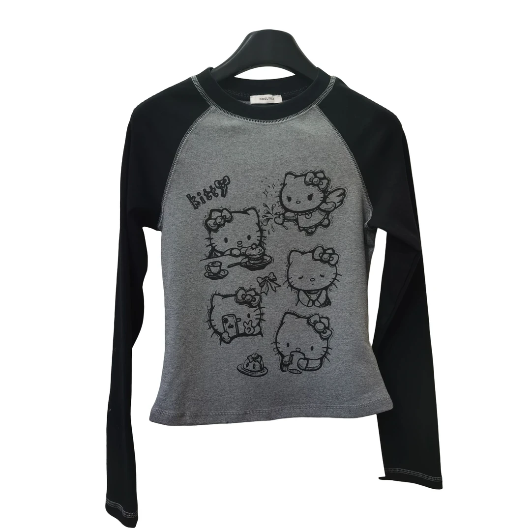 南油小众设计师新品猫咪T恤