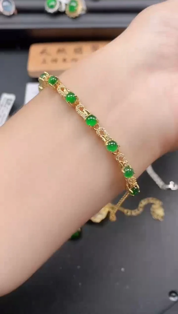 银S925镶嵌戒指翡翠111111