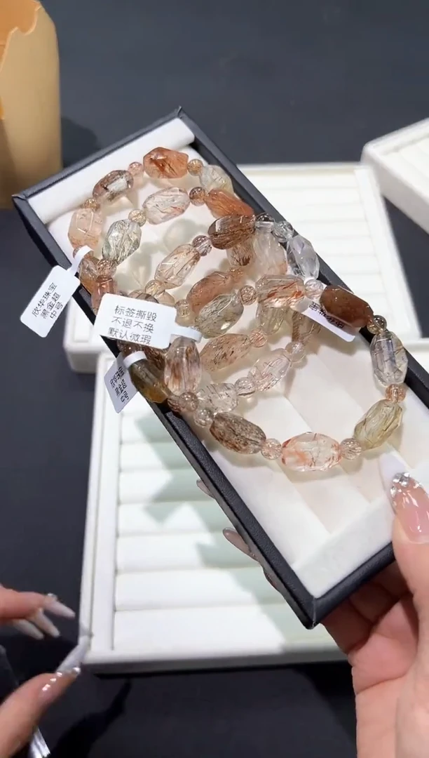 水晶手链未镶嵌92a多样性发其一【1条】默认微瑕