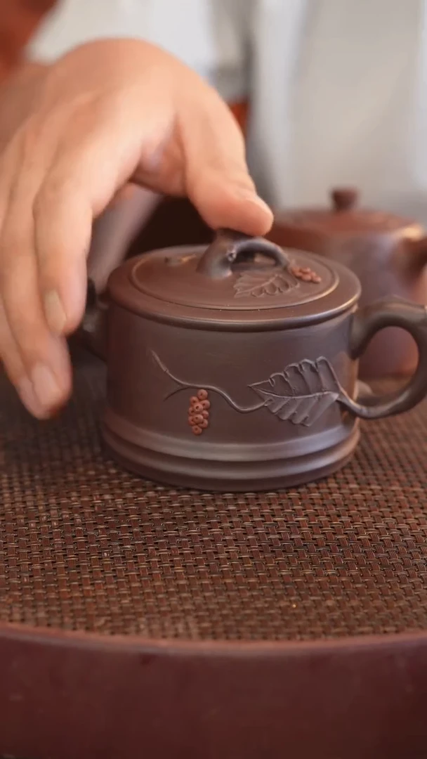 茶壶紫砂原矿手工制作
