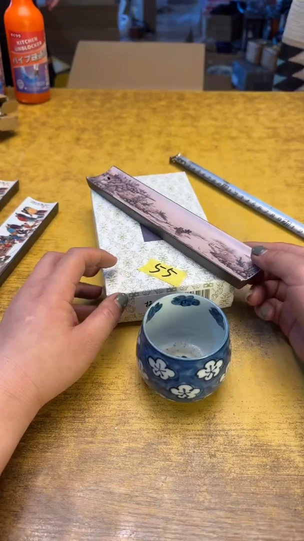 瓷器瓷器瓷器瑕疵157带插碗