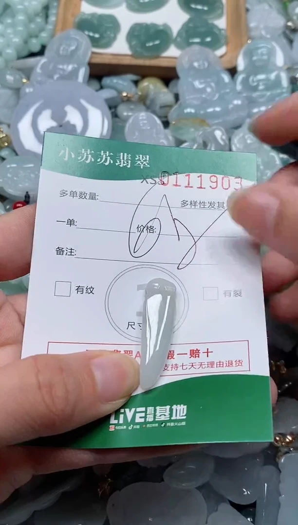 【闪购商品】翡翠颈饰未镶嵌闪购商品0111903