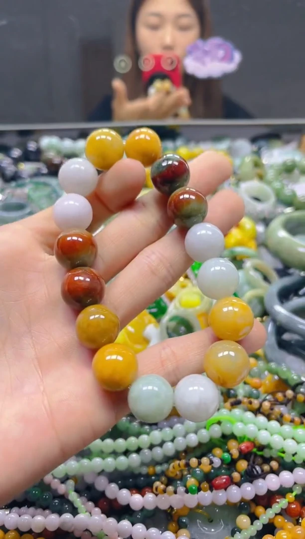 颈饰未镶嵌翡翠13MM