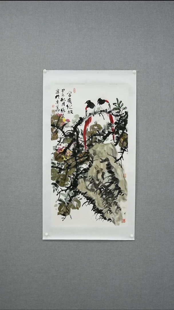 【闪购商品】绘画周苏英-花鸟-4平尺-04