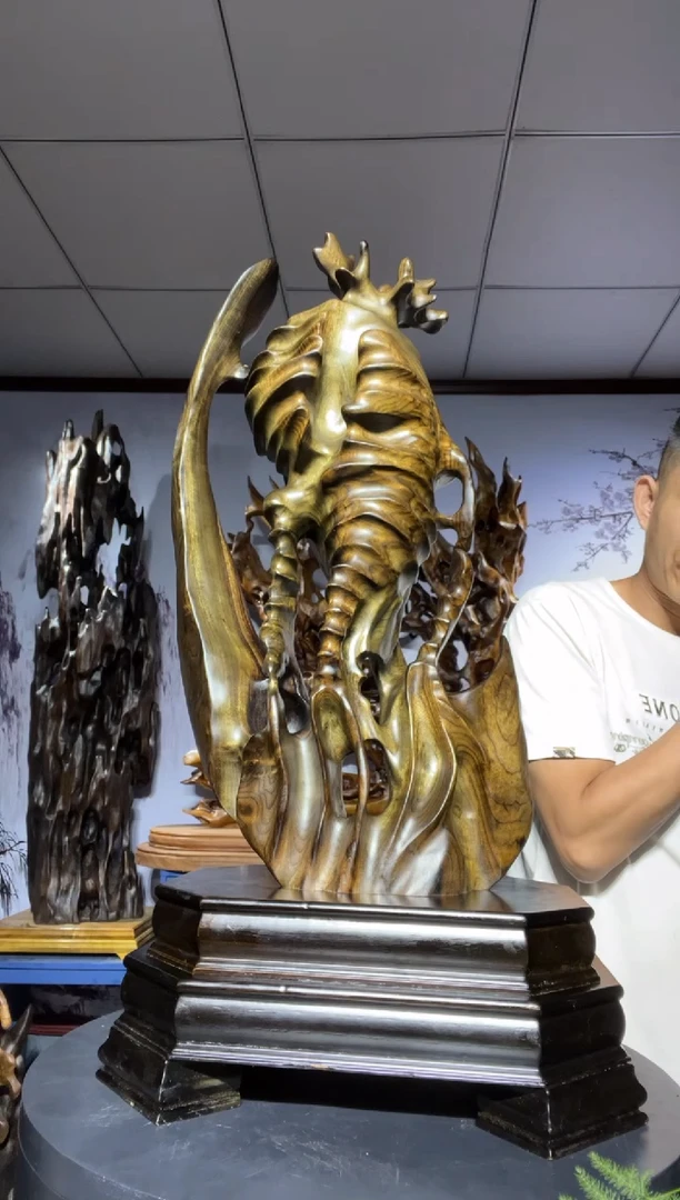 金丝楠木雕款佳**杰金丝楠木工艺品摆件