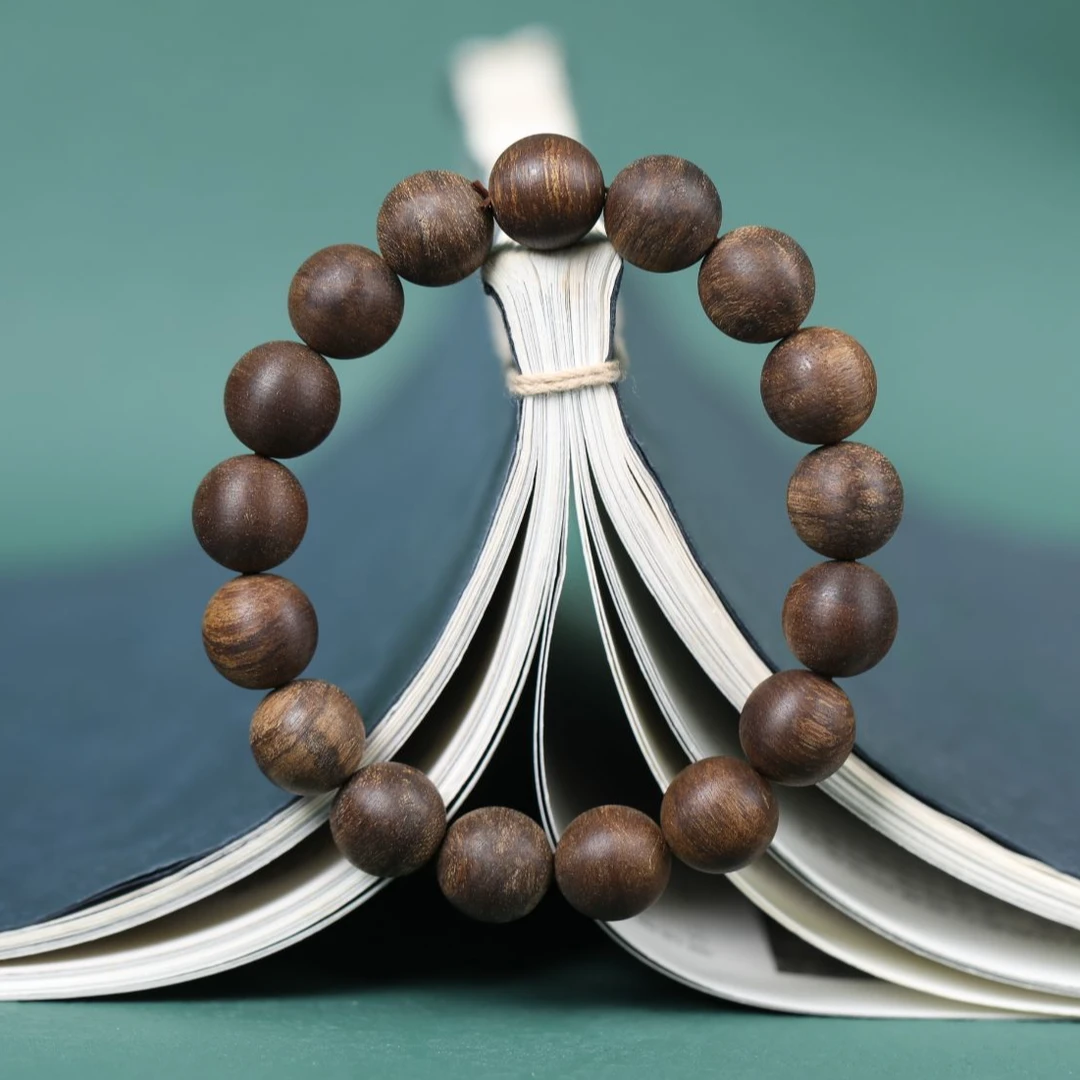 沉香老挝红土沉香15克约13mm手串单圈