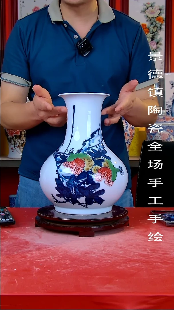 摆件景德镇陶瓷 手工手绘7