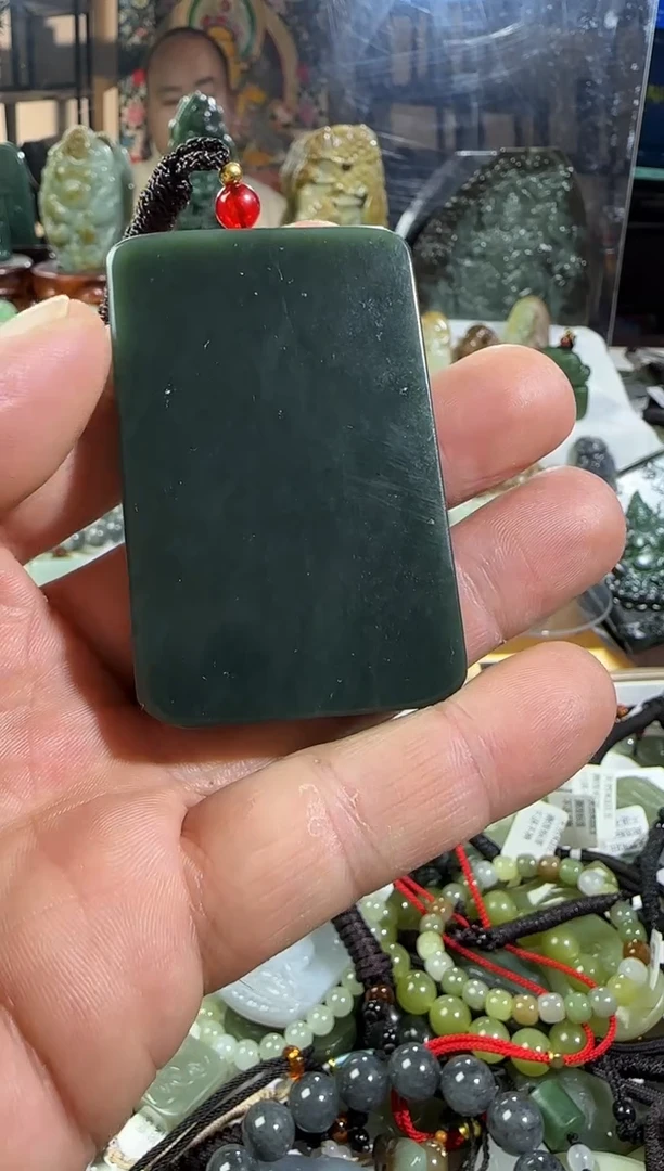 颈饰未镶嵌和田玉无事牌多样性发其一