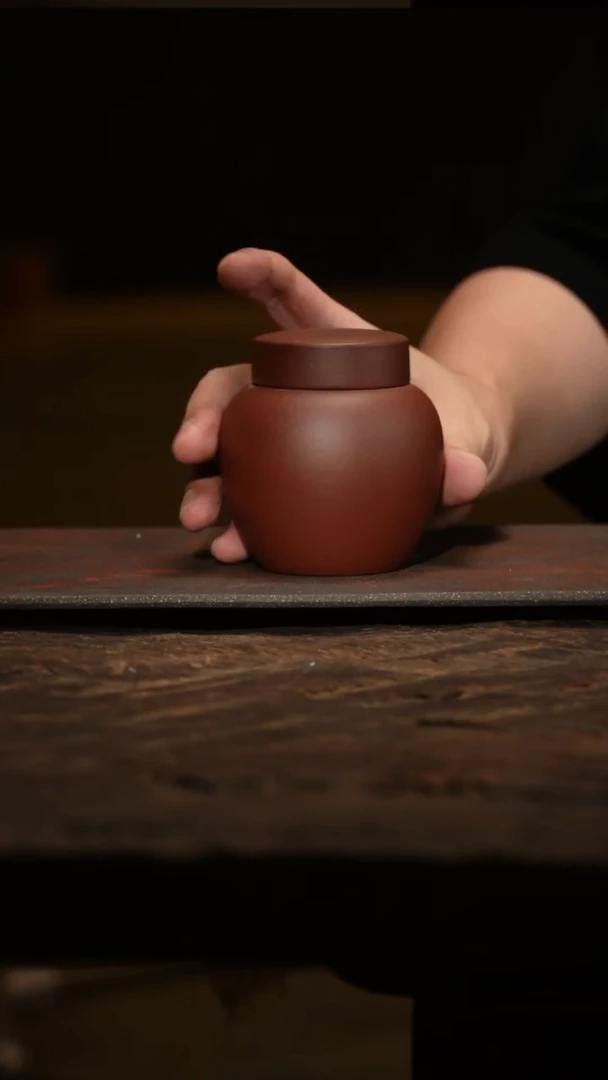 茶壶紫砂茶叶罐分享装