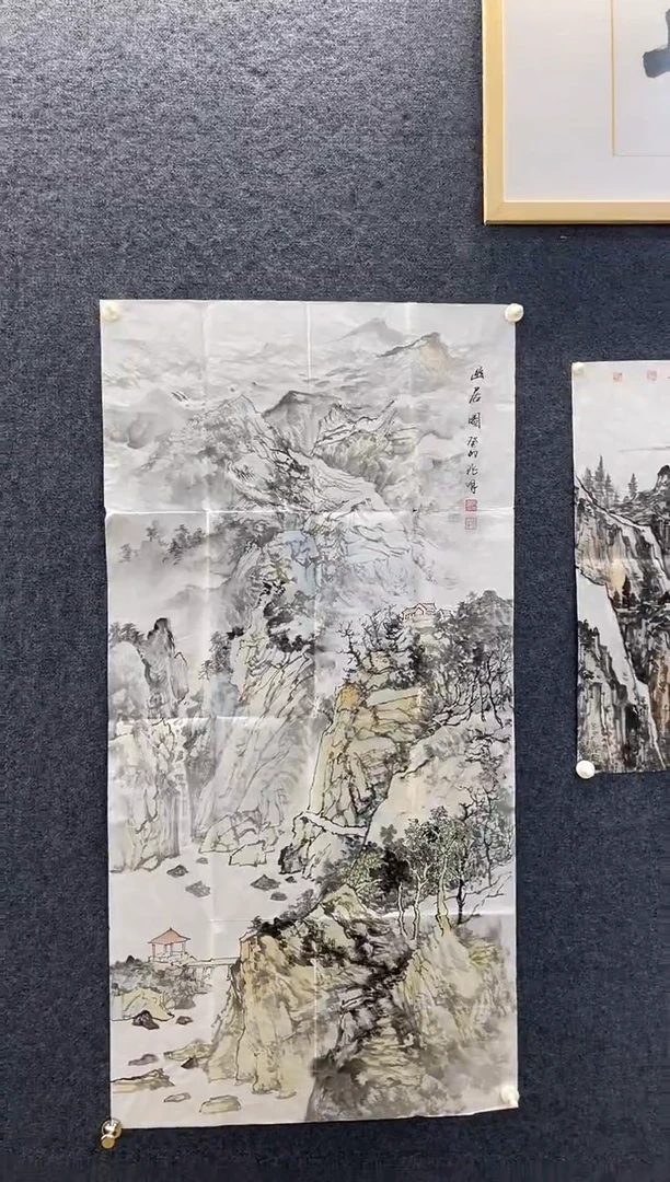 国画519张兆M幽居图2四尺整张