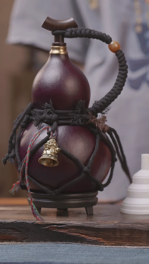 1568号精品大漆葫芦防腐防渗装水茶酒