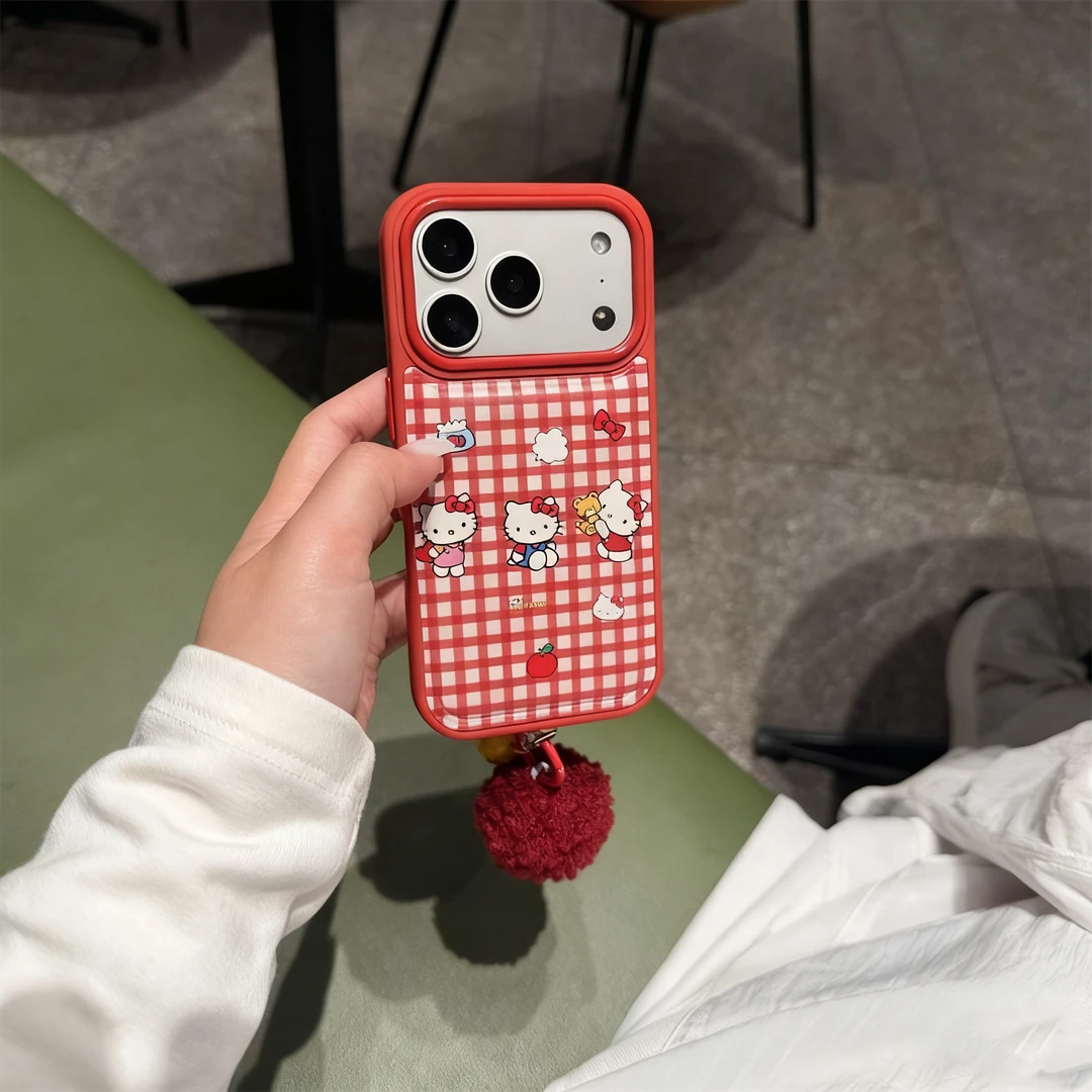 三只KT适用苹果17手机壳13/14ProMax卡通iPhone16/INS风17P