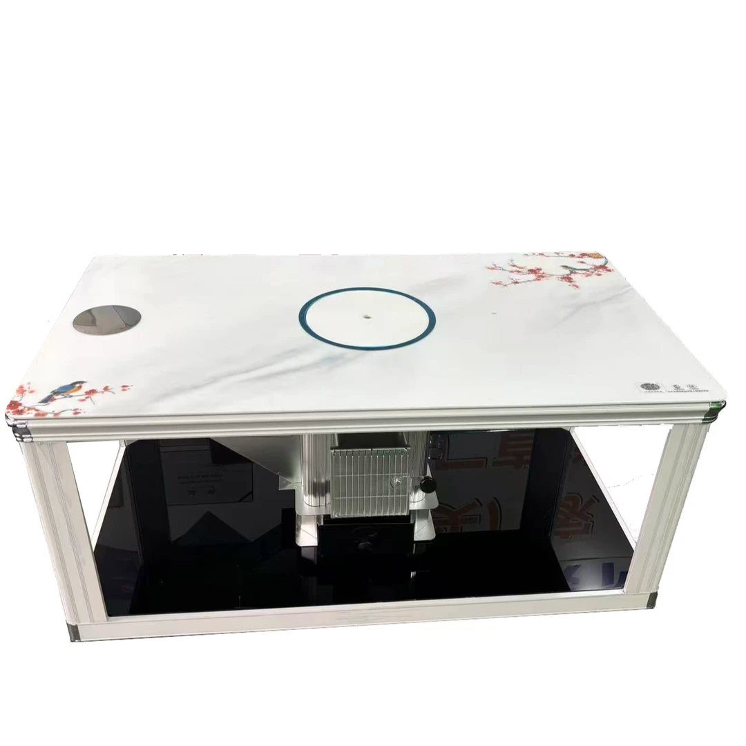 茶几气化炉玉石桌面取暖炉农村烤火取暖桌柴煤两用烧柴没有烟