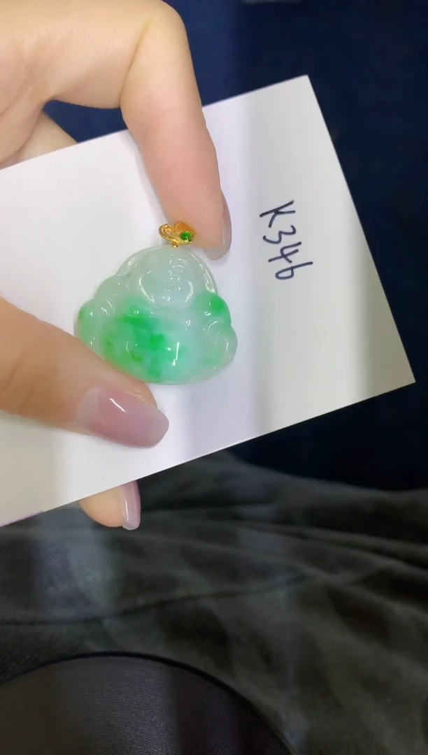 颈饰未镶嵌翡翠缅甸天然翡翠A货
