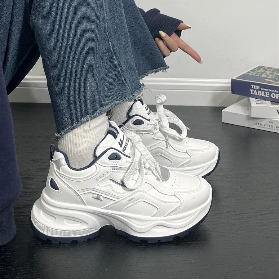 回力情侣运动鞋女款夏季2025新款爆款小白鞋轻便减震增高老爹鞋子