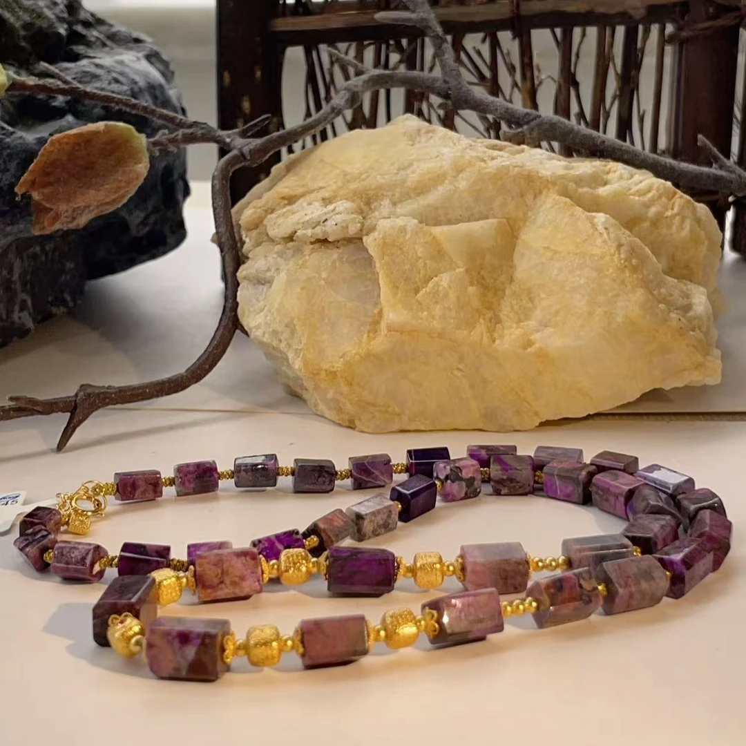 舒俱来酱红项链/4.5-5.5mm/45cm/AZB5292（血蜜）