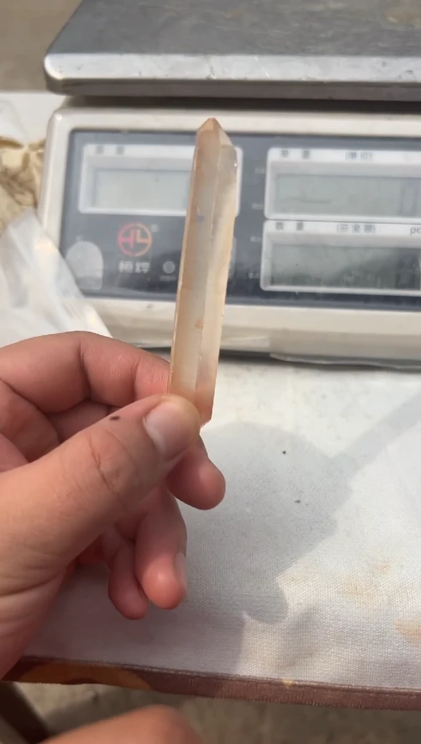 未镶嵌珠宝半成品水晶天然白水晶原石晶柱#8