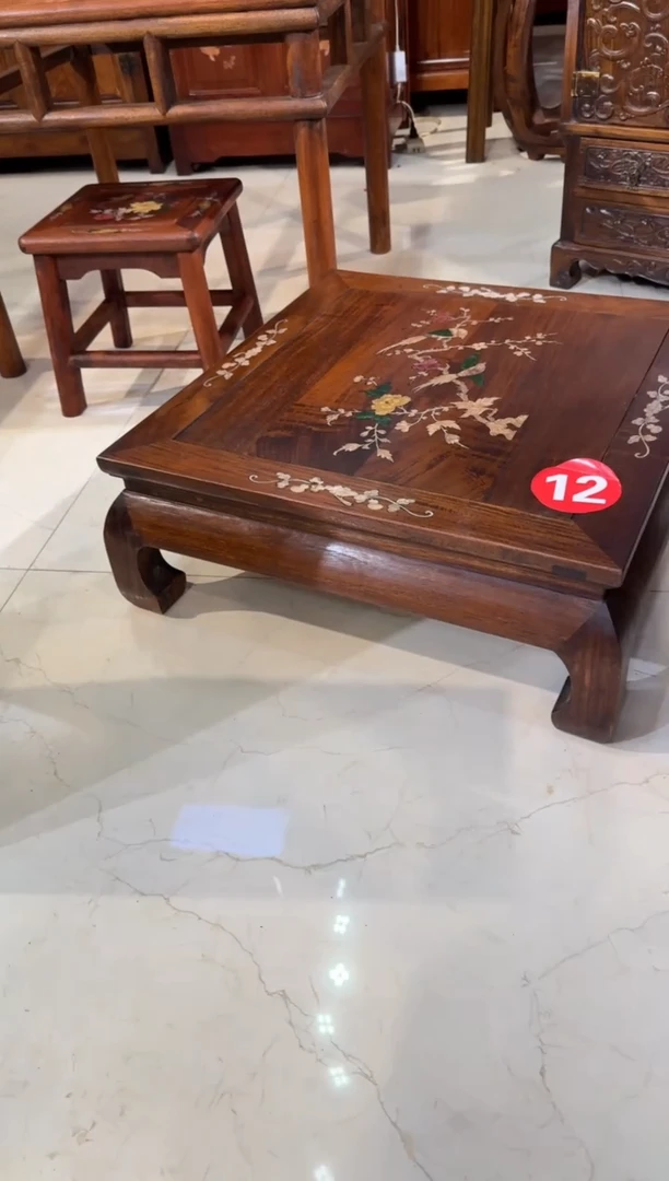 木木头款鸟踏花枝方炕桌858.8888888