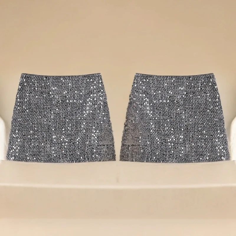 【YANYAN】(带内衬）秋冬新款亮片毛呢显高显瘦半身裙YY-3607