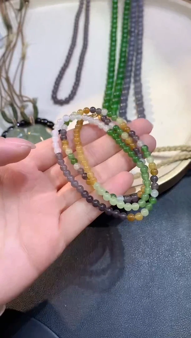 未镶嵌手串和田玉A174|1380