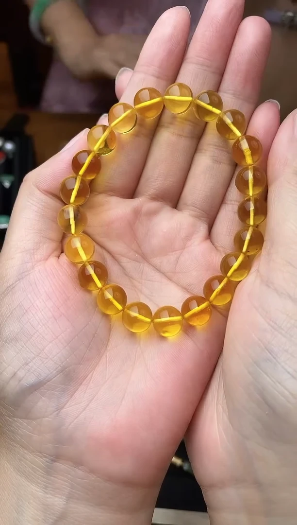 手链琥珀未镶嵌蜜蜡手串