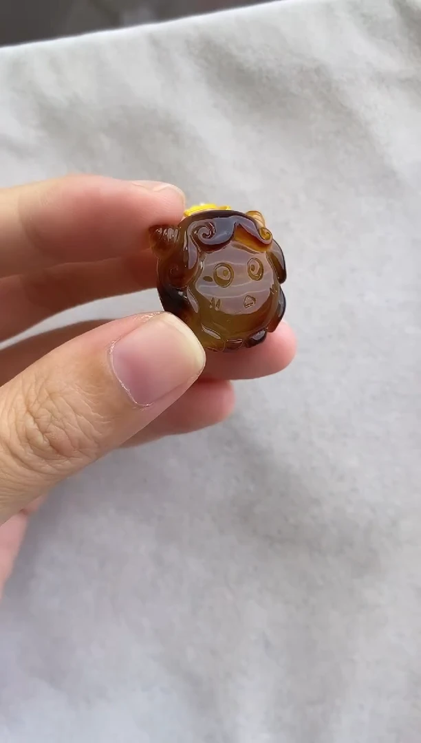 裸石琥珀未镶嵌10926065-吊坠