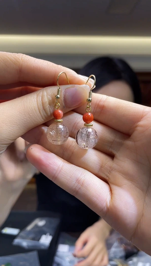 未镶嵌耳饰水晶（多样性发一件）