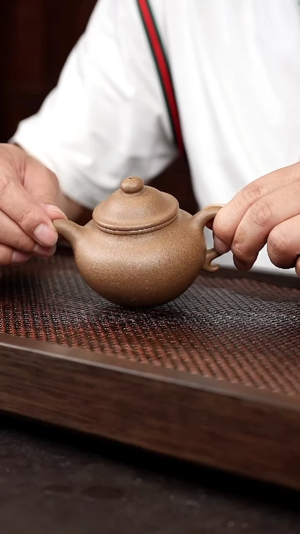 茶壶紫砂芝麻绿莲子