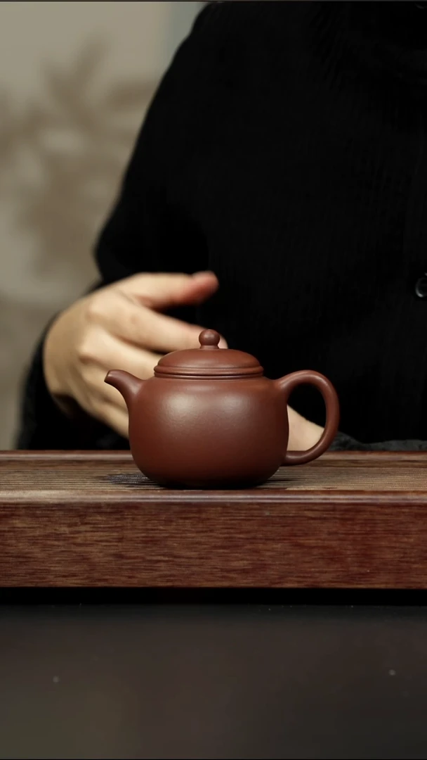 茶壶紫砂老紫泥 大匏樽 220左右