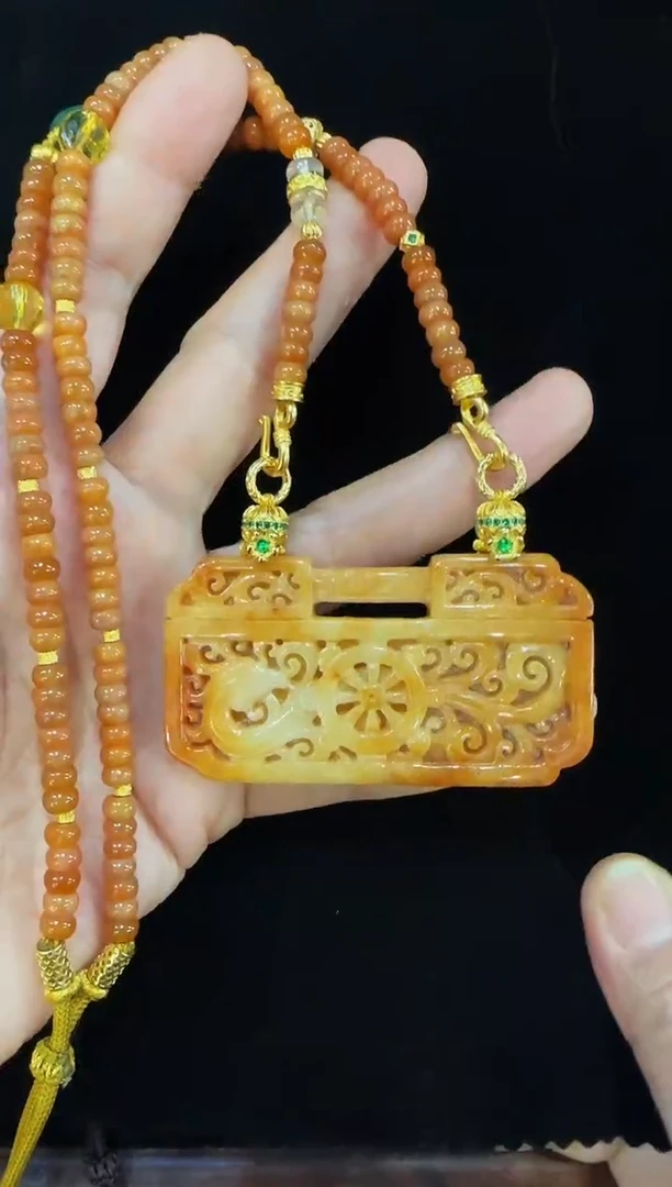 颈饰未镶嵌翡翠国风